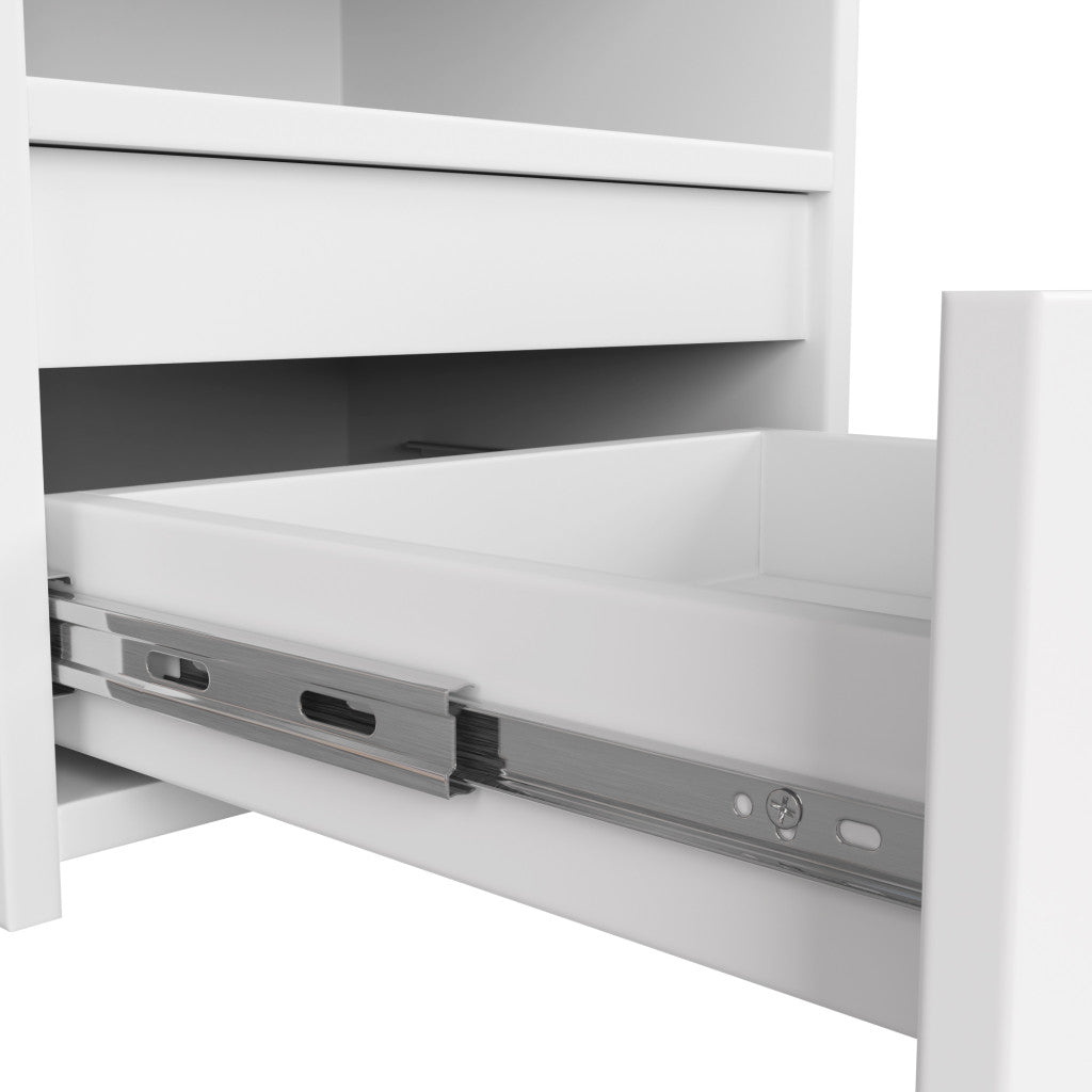 Noptiera alba cu sertar CL1