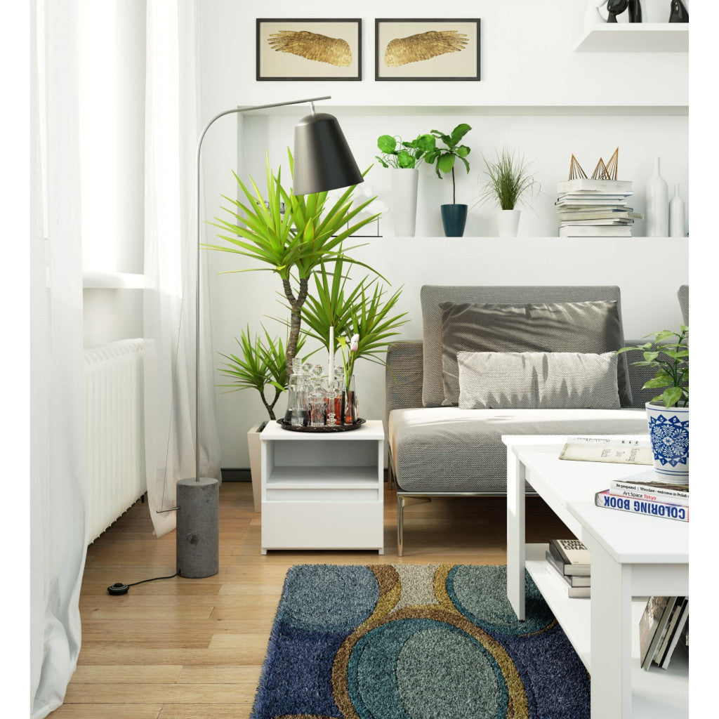 Noptiera alba cu sertar CL1