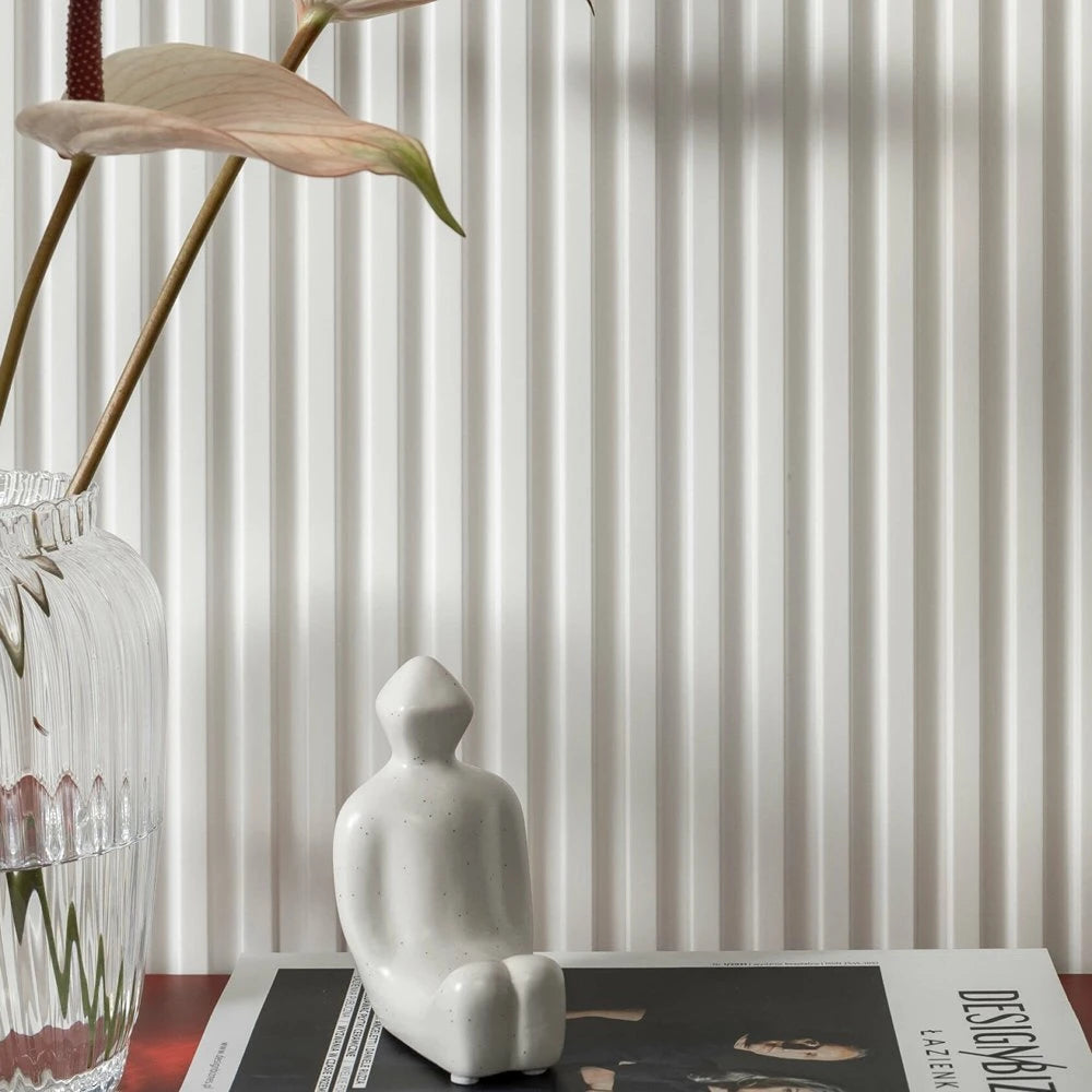 Panou decorativ riflaj din polimer dur Lamelli Stretto