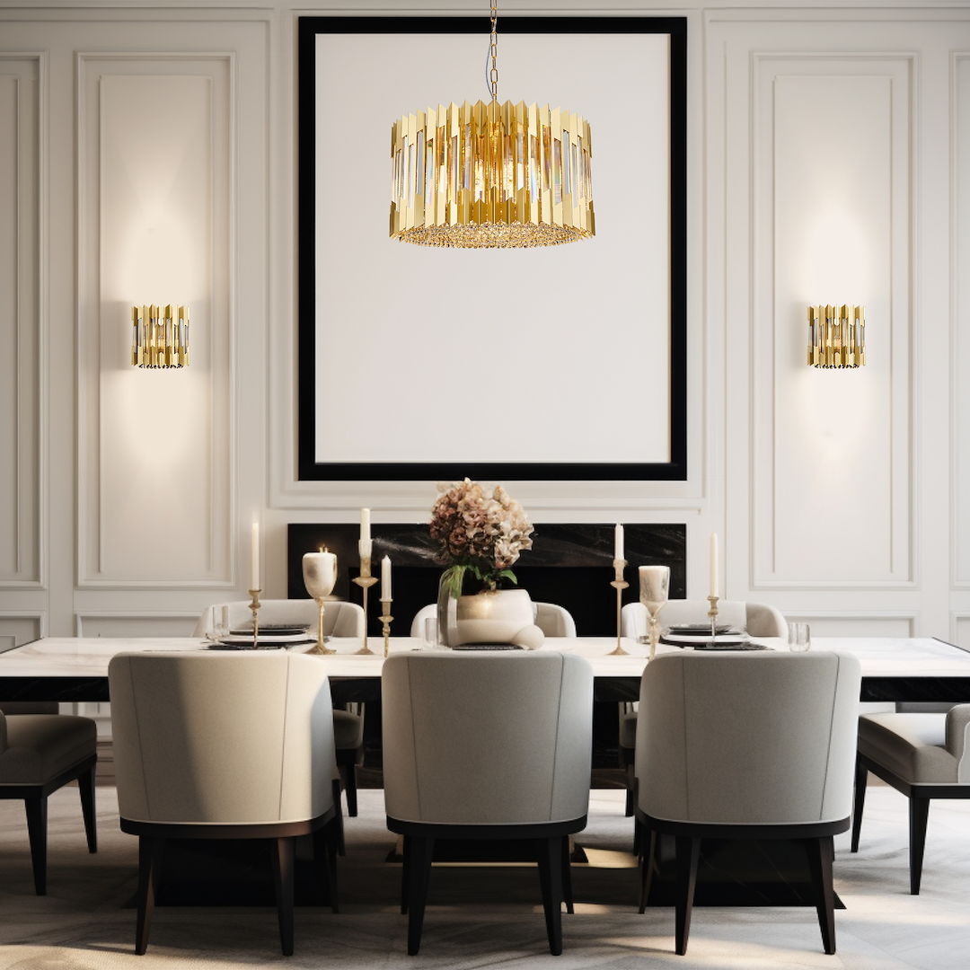 Aplica eleganta cu accente aurii Ritz
