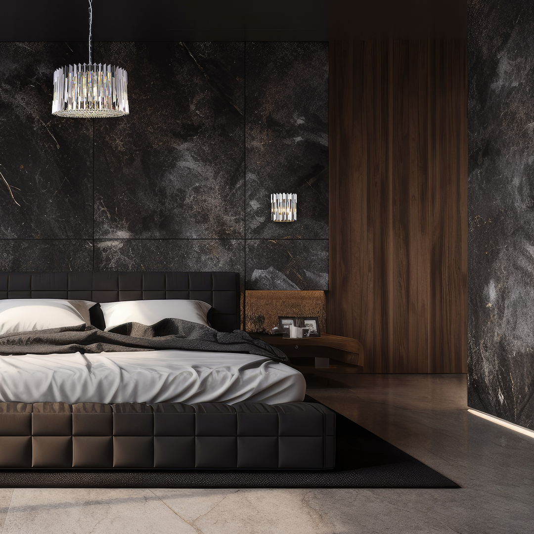 Aplica eleganta cu accente cromate Ritz