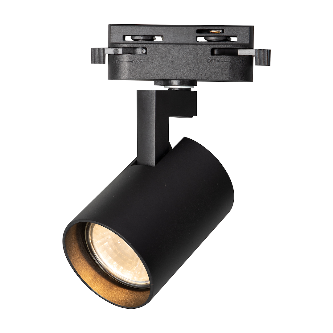 Proiector metalic negru Track Light Volf
