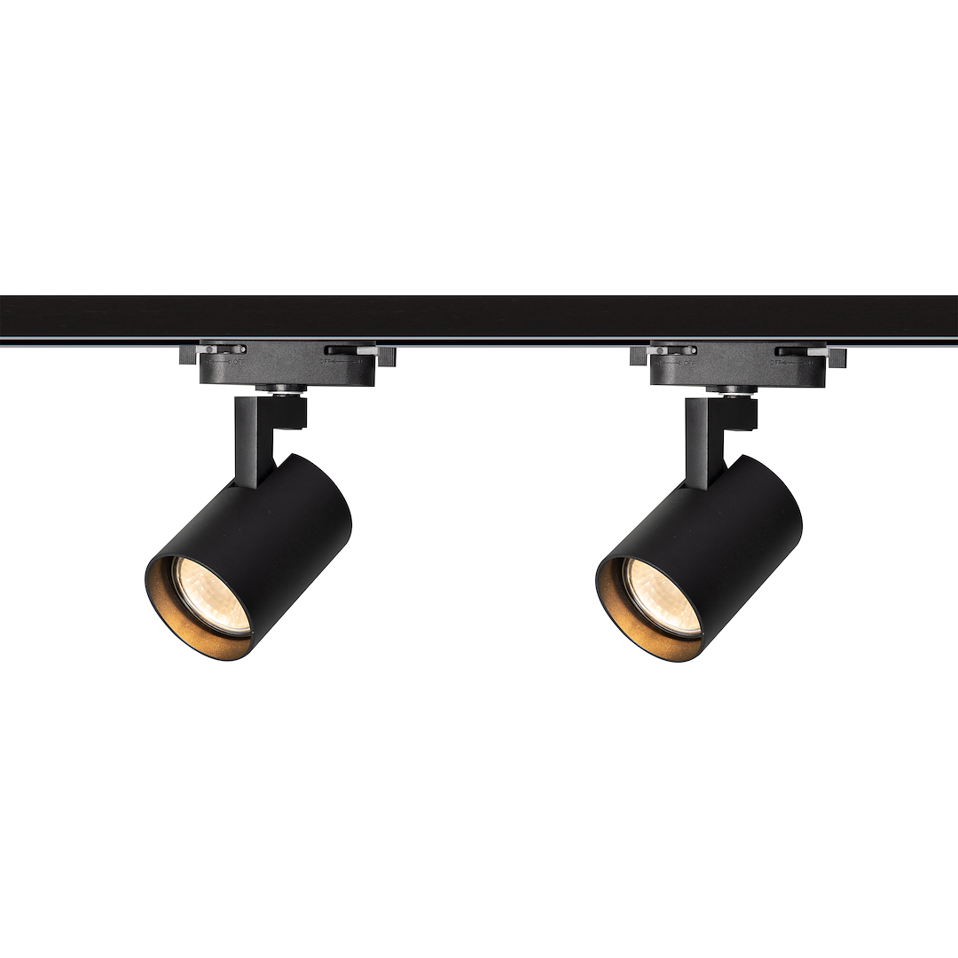 Proiector metalic negru Track Light Volf