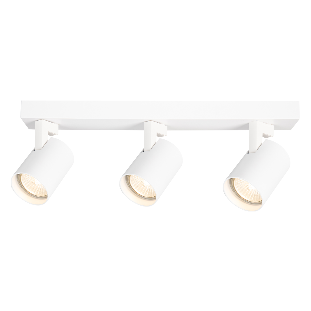 Plafoniera metalica alba 3 lumini Volf