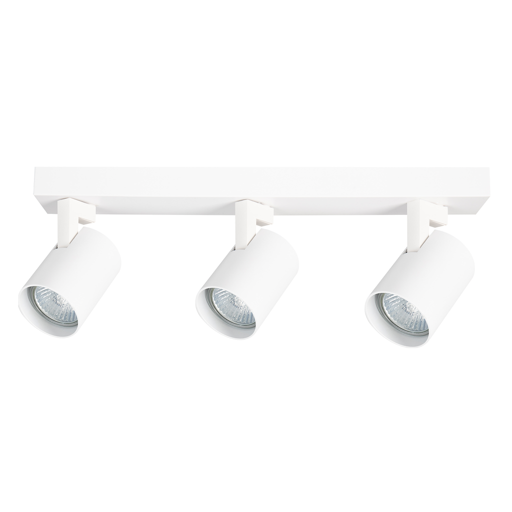 Plafoniera metalica alba 3 lumini Volf