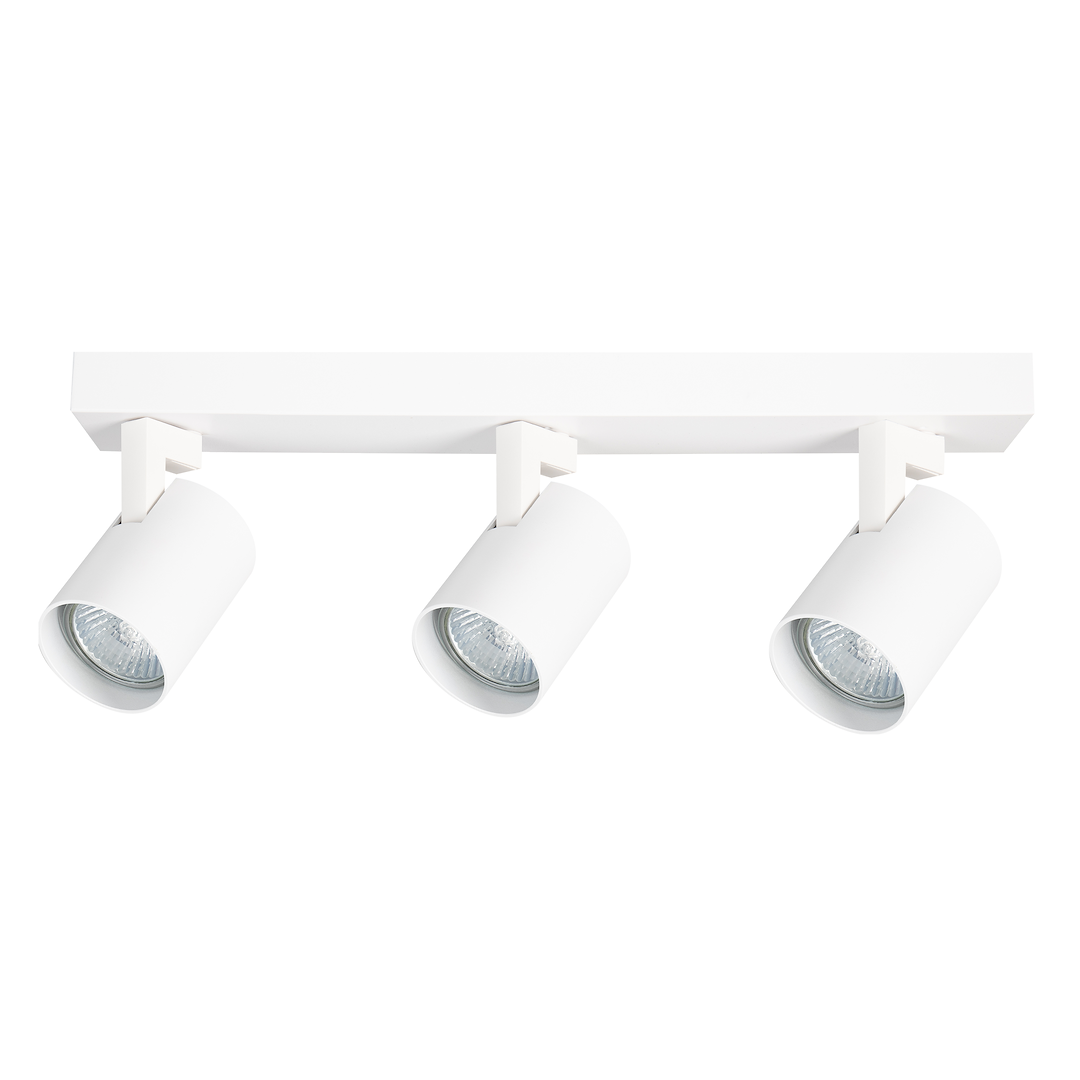 Plafoniera metalica alba 3 lumini Volf