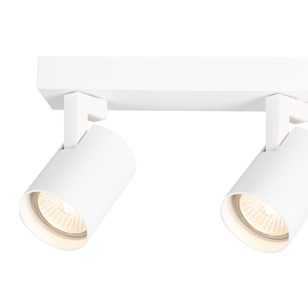 Plafoniera metalica alba 3 lumini Volf
