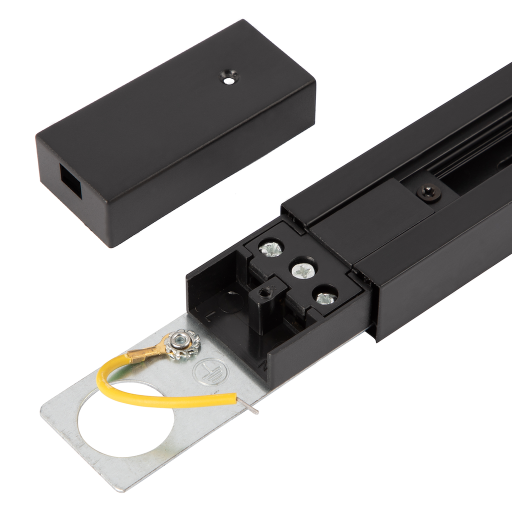 Sina monofazica din aluminiu neagra Track Light