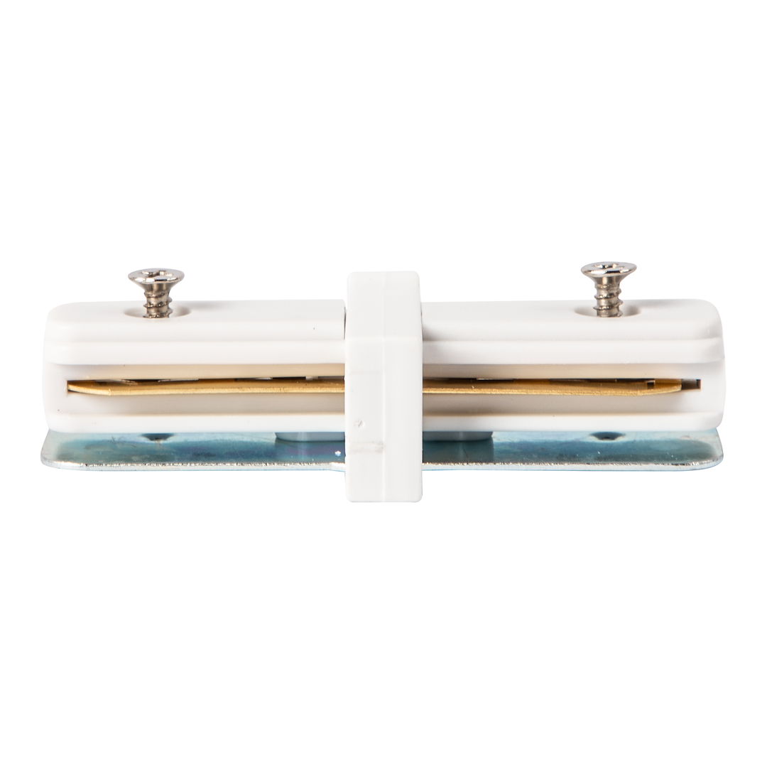Conector drept alb pentru sina monofazica Track Light