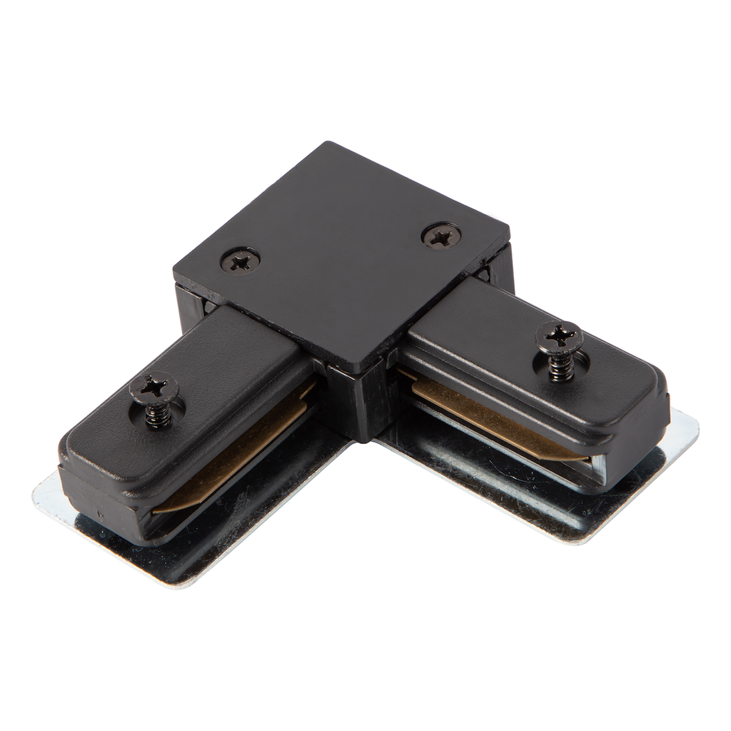 Conector L negru pentru sina monofazica Track Light