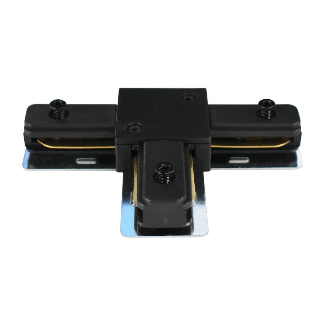 Conector T negru pentru sina monofazica Track Light