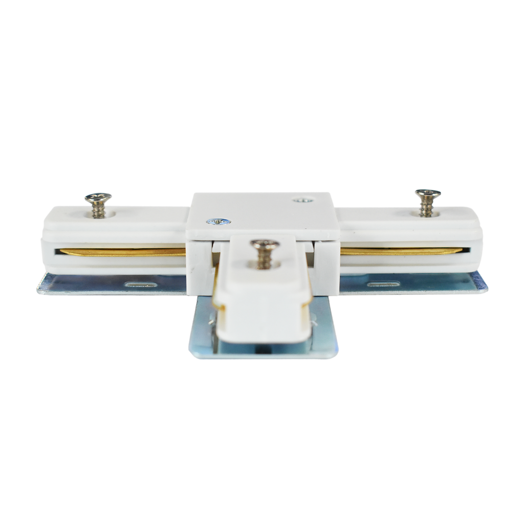 Conector T alb pentru sina monofazica Track Light