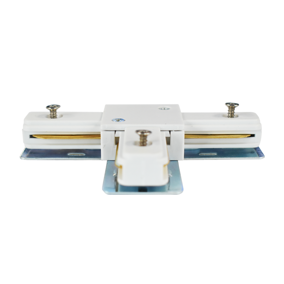Conector T alb pentru sina monofazica Track Light