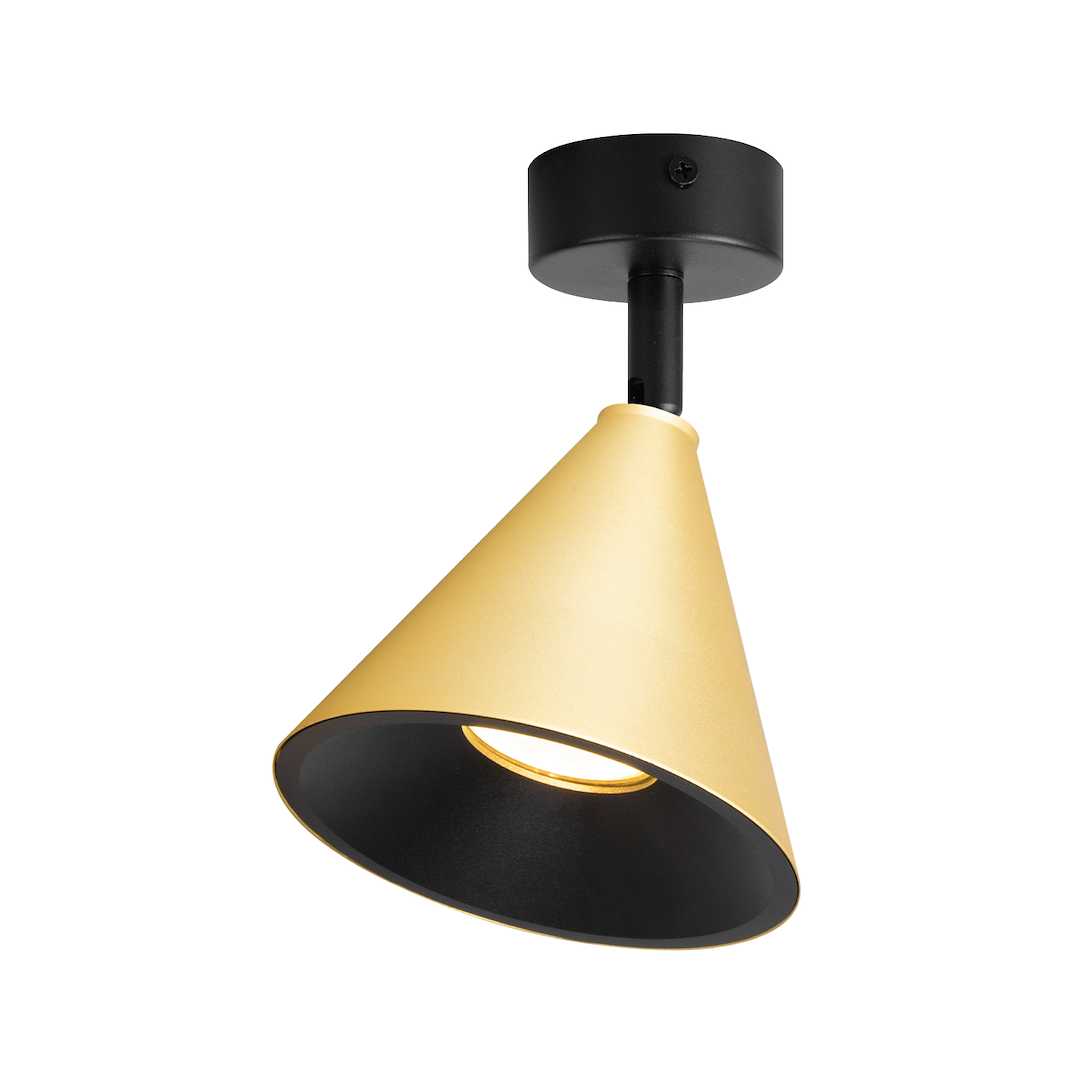 Spot metalic auriu Cone