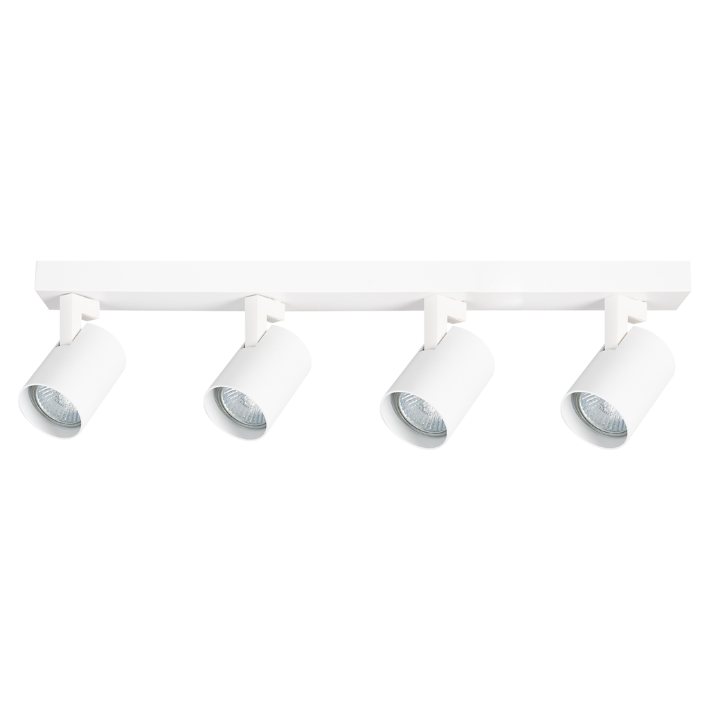 Plafoniera metalica alba 4 lumini Volf