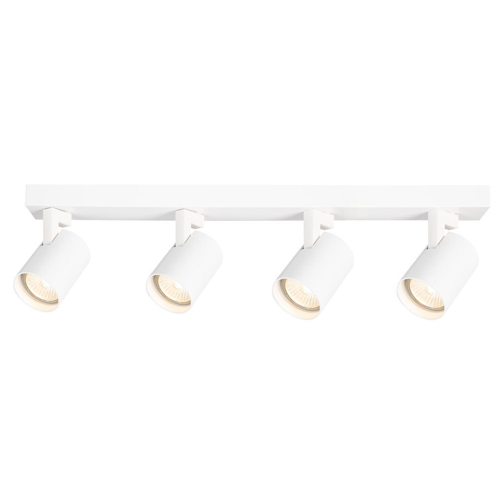 Plafoniera metalica alba 4 lumini Volf