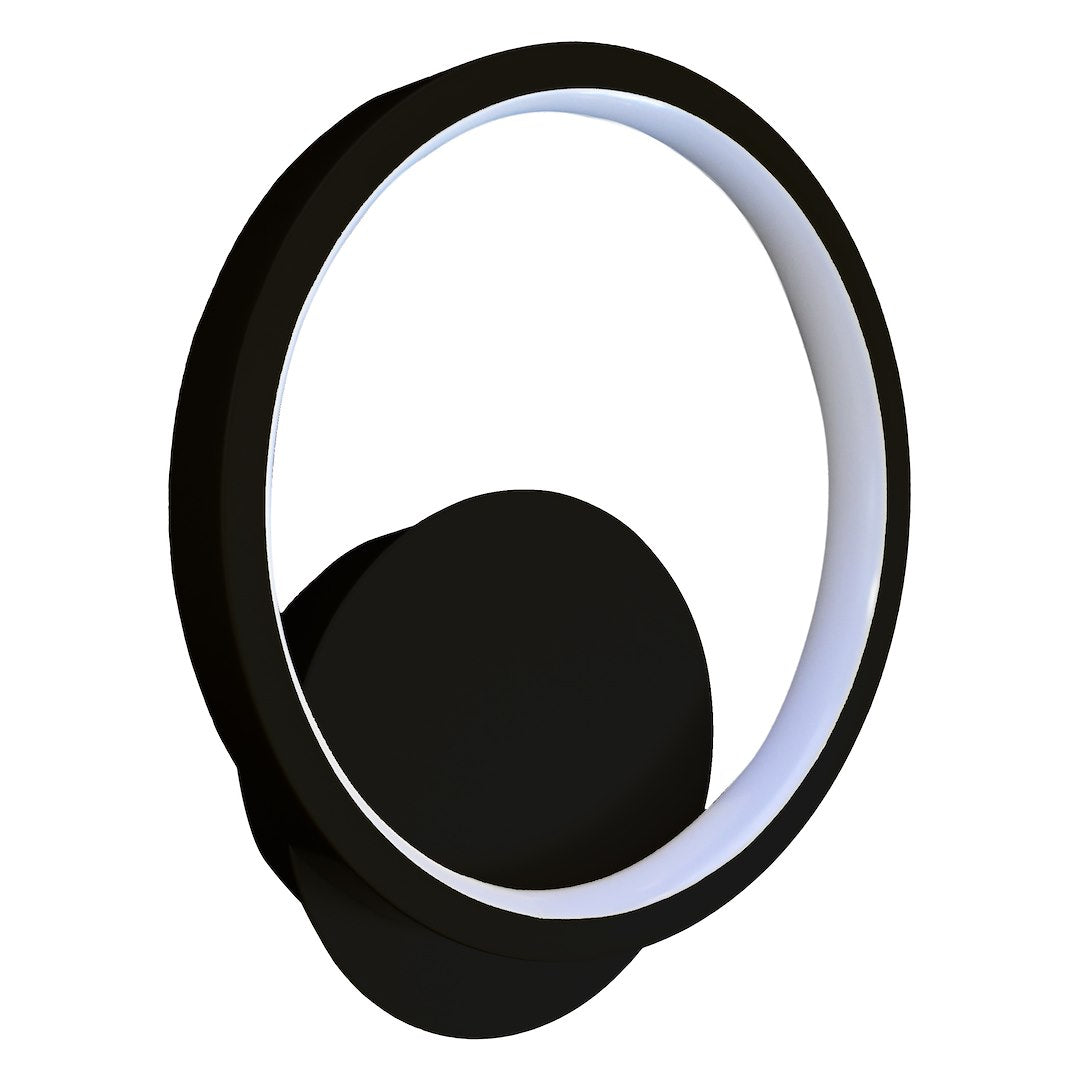 Aplica LED neagra Hoop