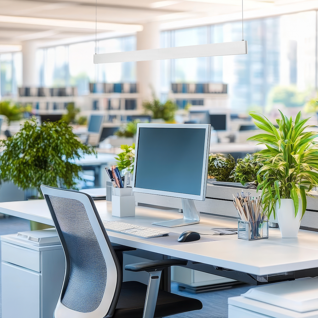 Lampa suspendata alba Linea