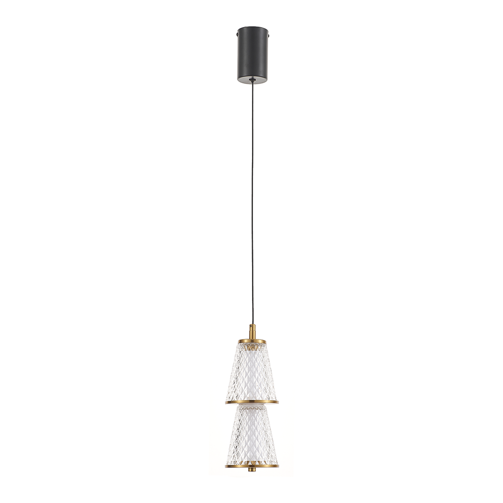 Lampa suspendata cu accente aurii Sansa