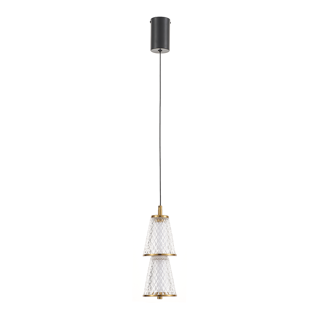 Lampa suspendata cu accente aurii Sansa