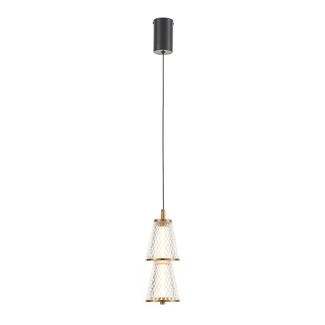 Lampa suspendata cu accente aurii Sansa