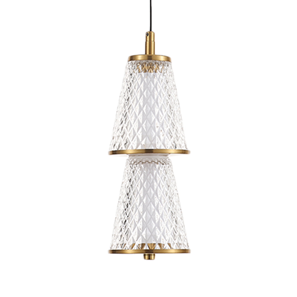 Lampa suspendata cu accente aurii Sansa