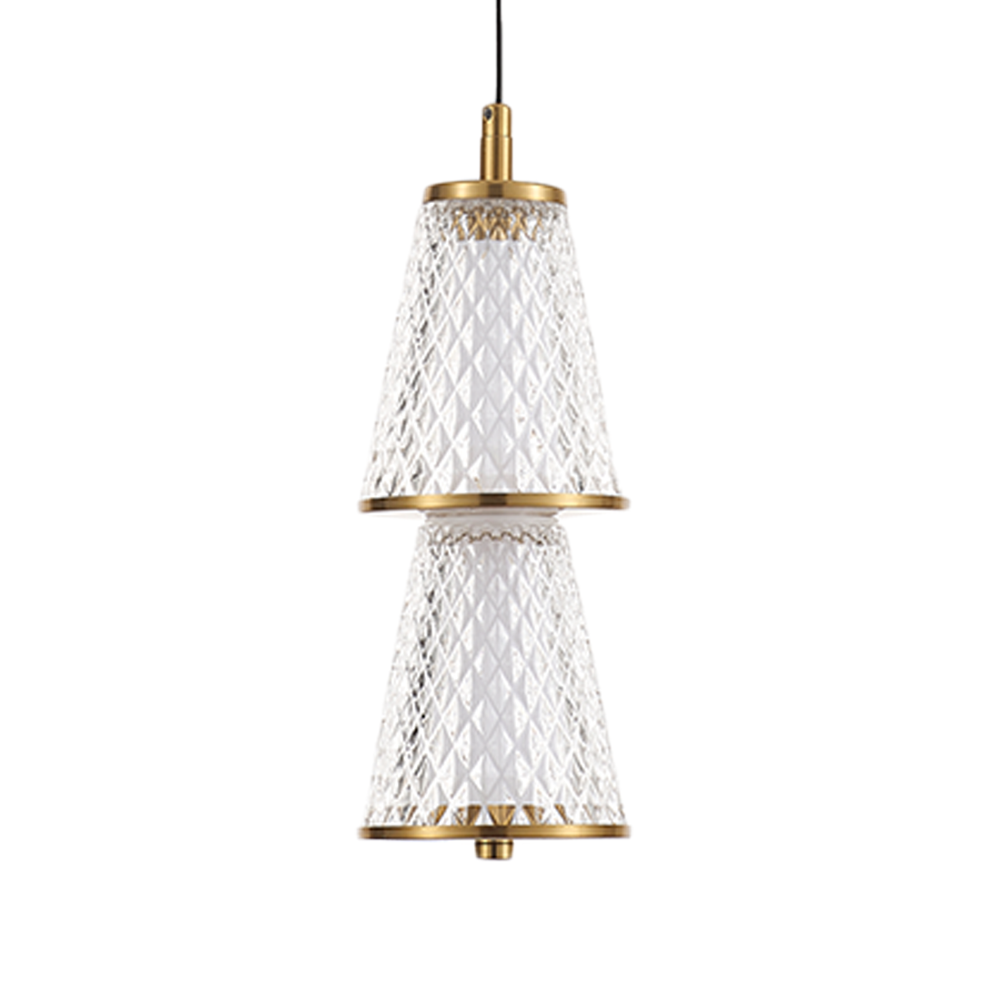 Lampa suspendata cu accente aurii Sansa