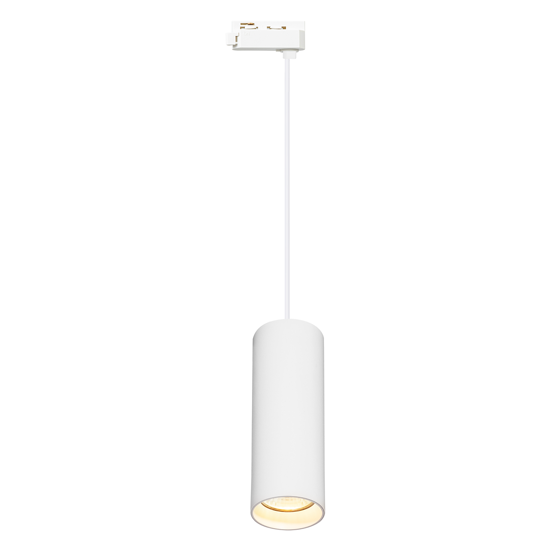 Proiector metalic alb pentru sina monofazica Track Light Pipe Luminaire