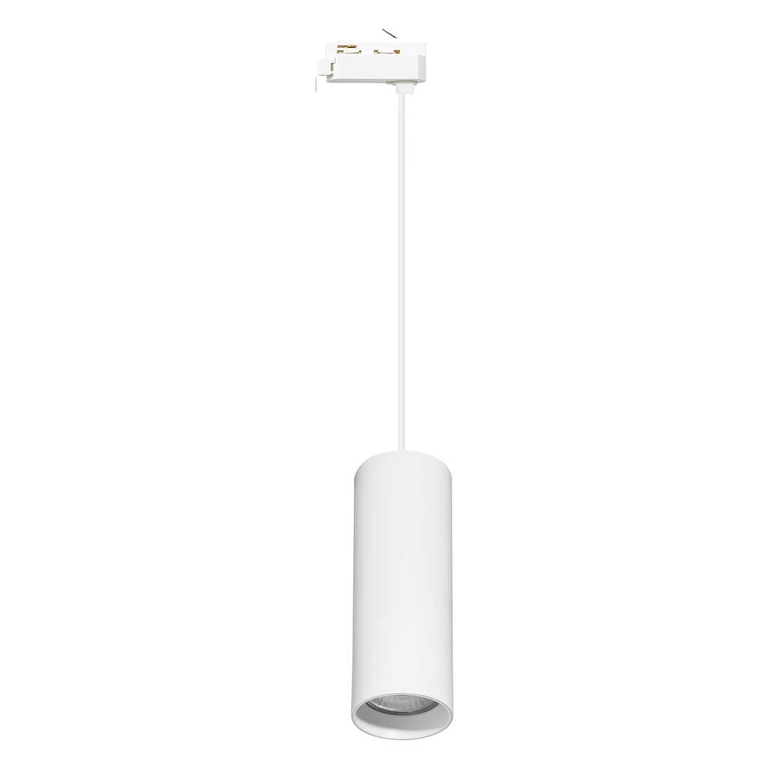 Proiector metalic alb pentru sina monofazica Track Light Pipe Luminaire