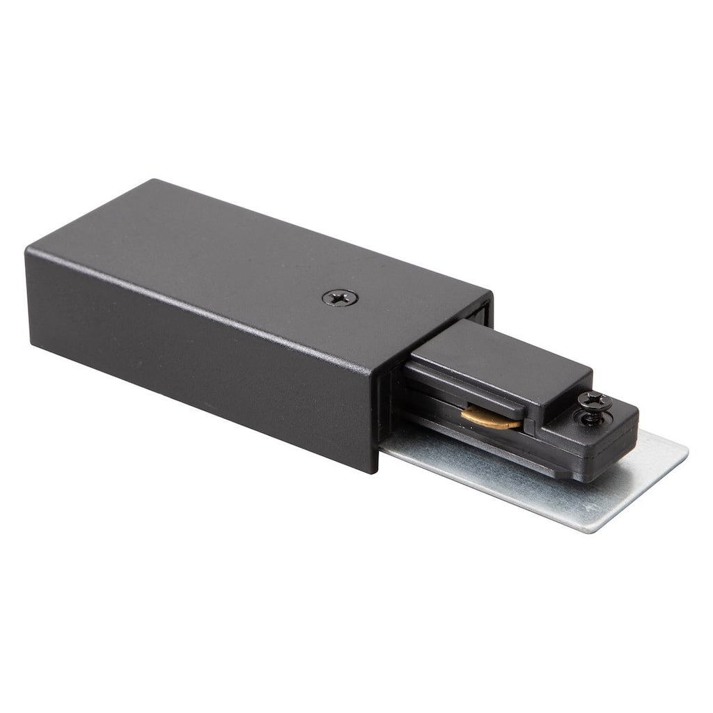 Sursa de alimentare si capac de capat negru pentru sina monofazica Track Light