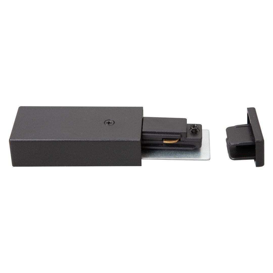 Sursa de alimentare si capac de capat negru pentru sina monofazica Track Light