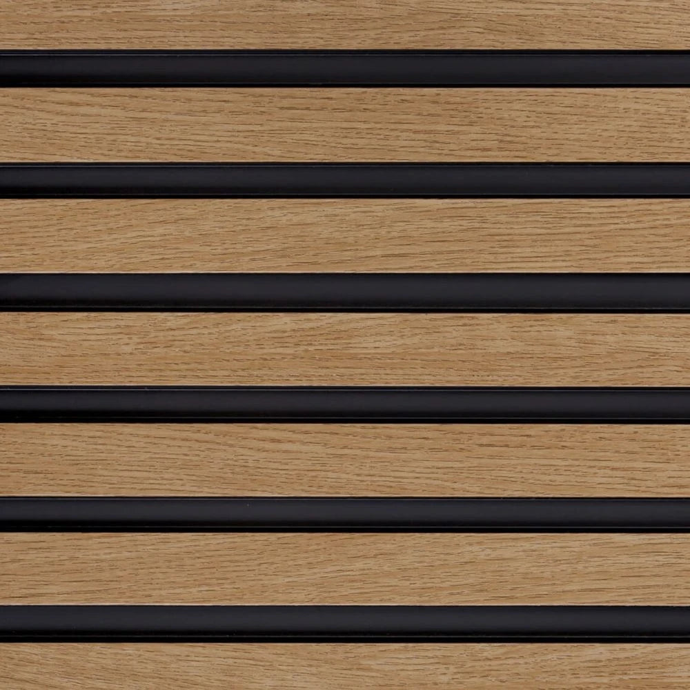 Panou decorativ riflaj polimer dur Lamelli Medio Classic Oak