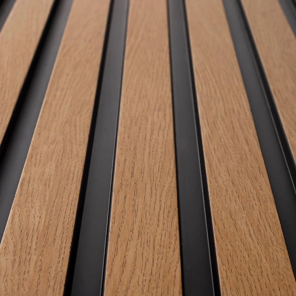 Panou decorativ riflaj polimer dur Lamelli Medio Classic Oak