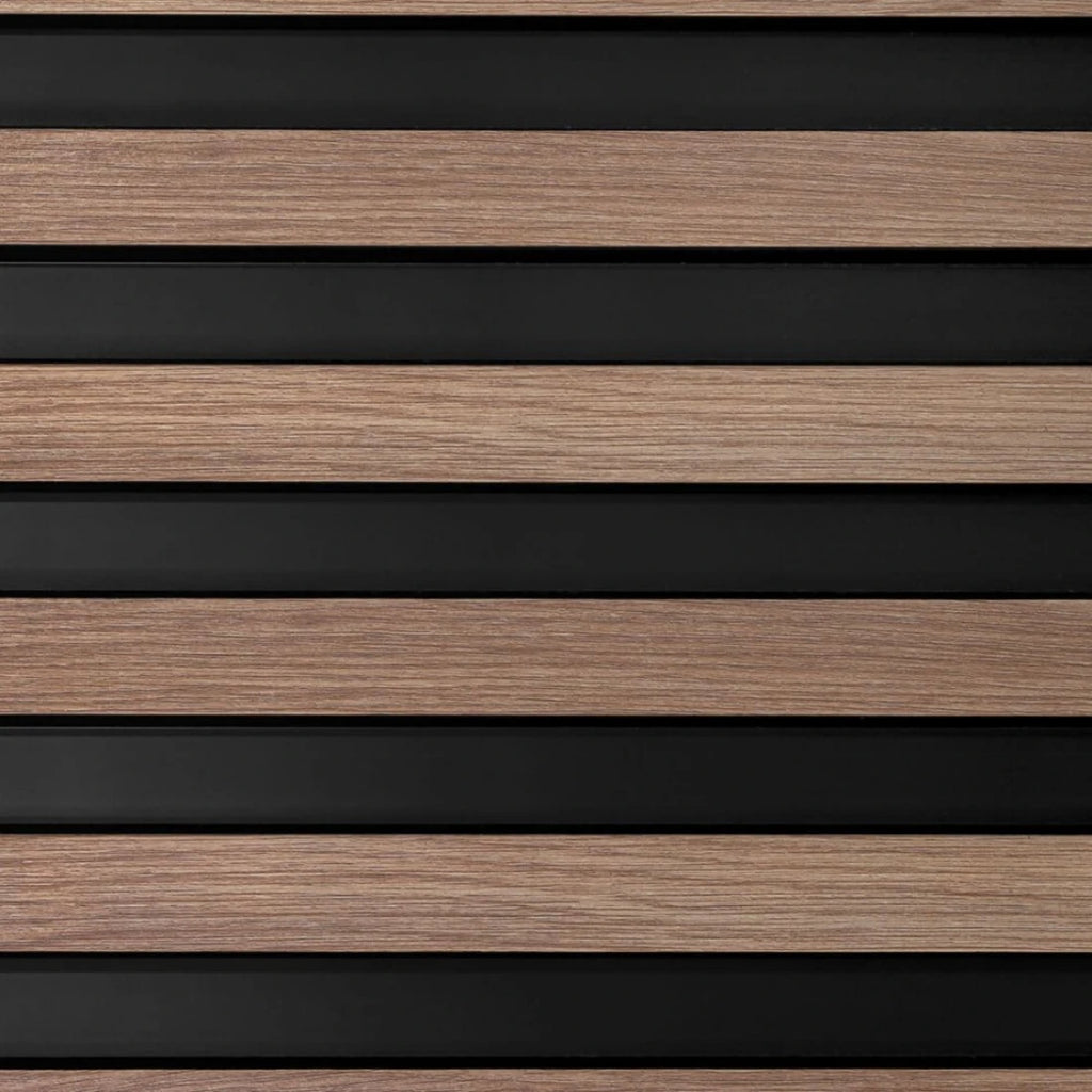 Panou decorativ riflaj polimer dur Lamelli Largo Gray Oak
