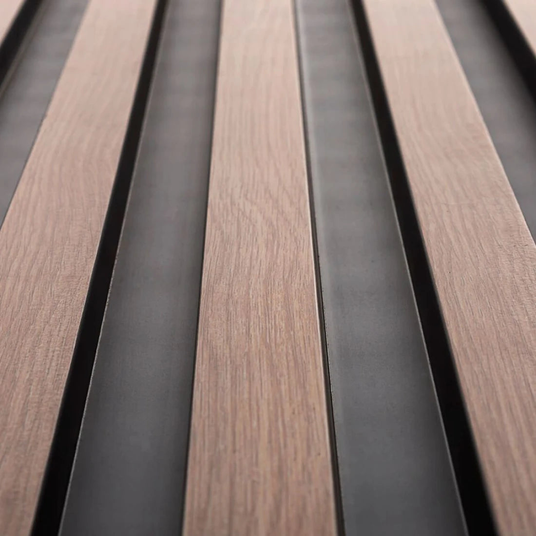 Panou decorativ riflaj polimer dur Lamelli Largo Gray Oak