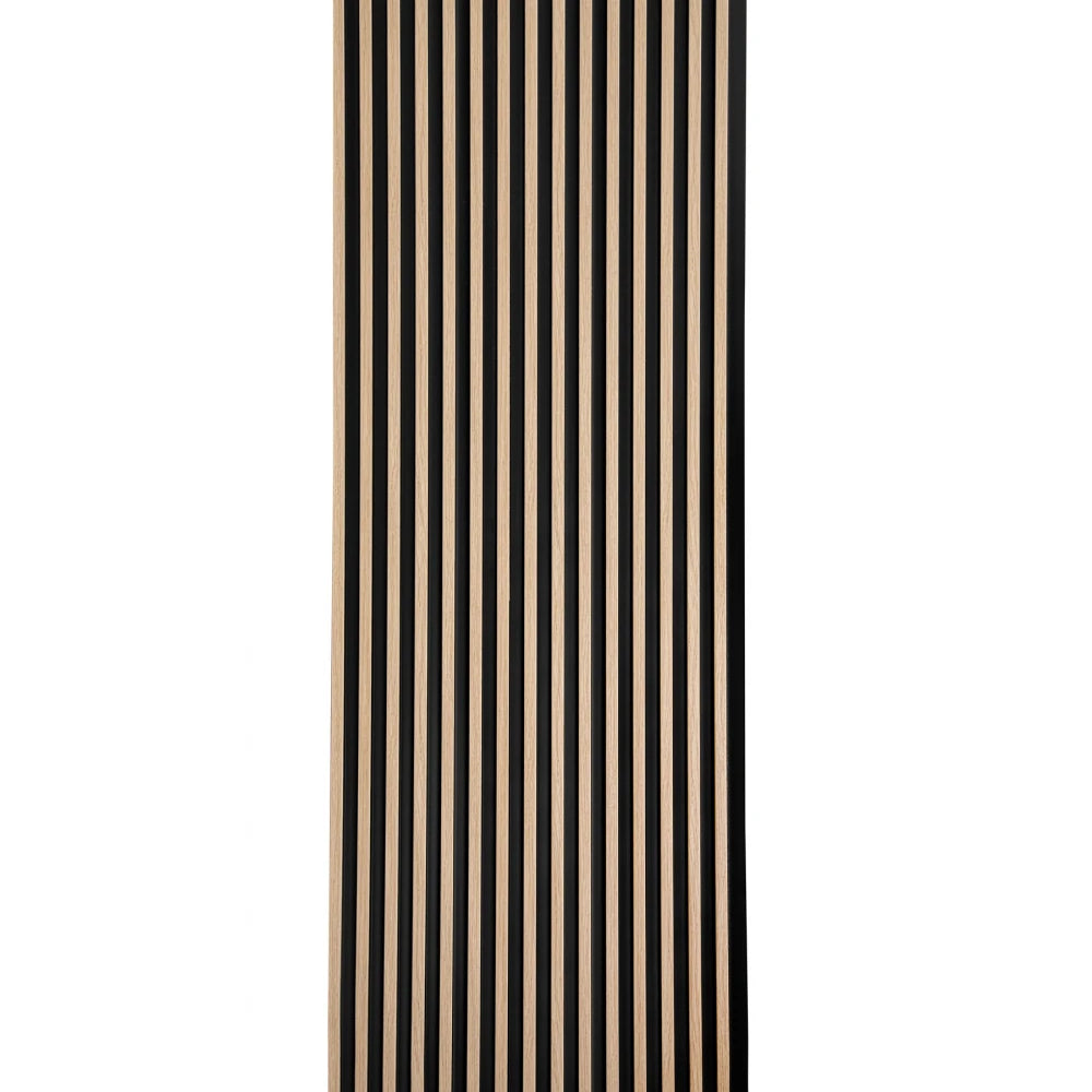 Panou decorativ riflaj polimer dur Lamelli Stretto Light Oak