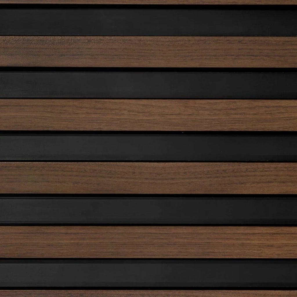 Panou decorativ riflaj polimer dur Lamelli Largo Dark Oak