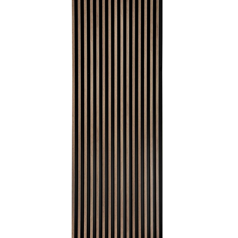 Panou decorativ riflaj polimer dur Lamelli Stretto Gray Oak