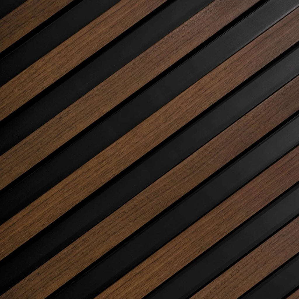 Panou decorativ riflaj polimer dur Lamelli Largo Dark Oak