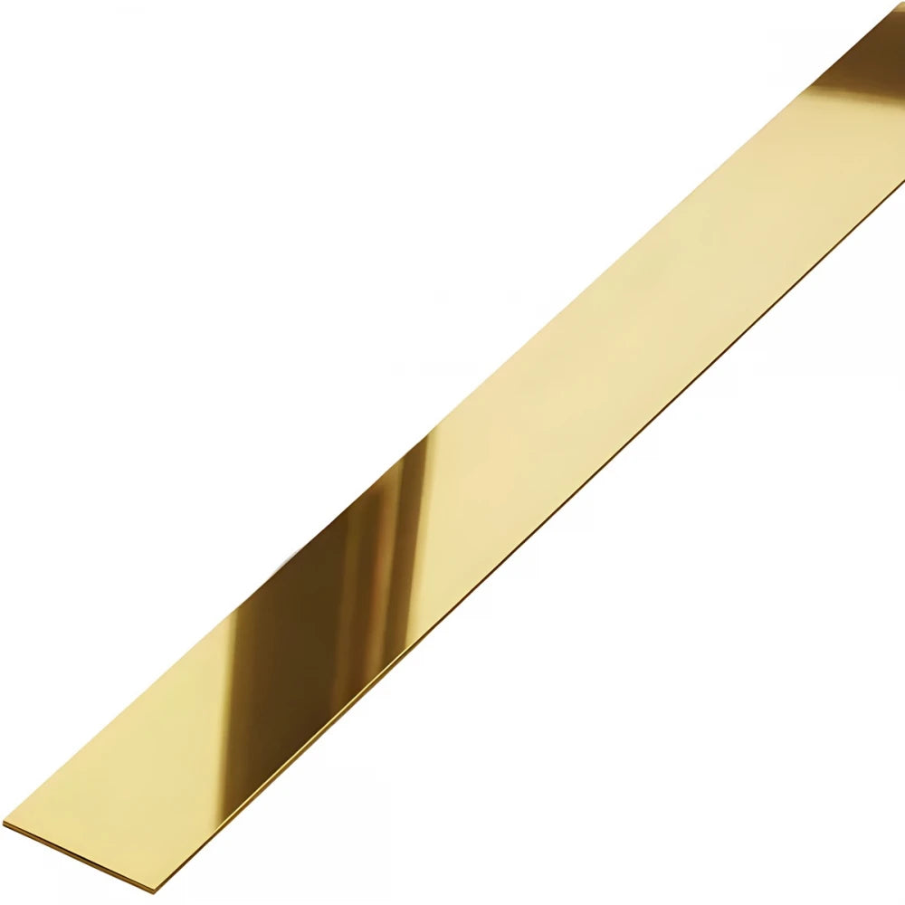 Profil decorativ platbanda inox gold lucios Premier