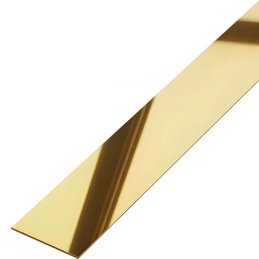 Profil decorativ platbanda inox gold lucios Premier