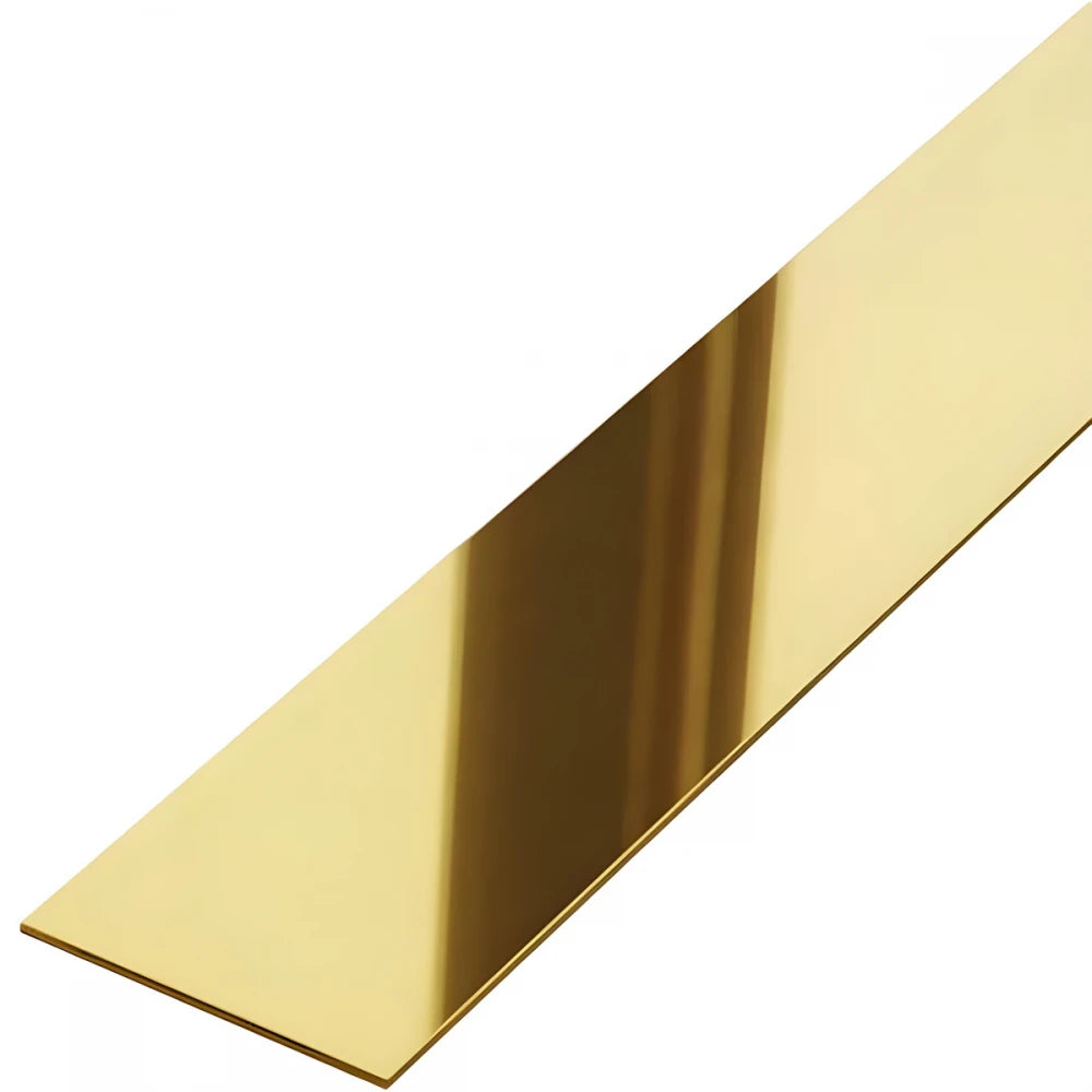 Profil decorativ platbanda inox gold lucios Premier
