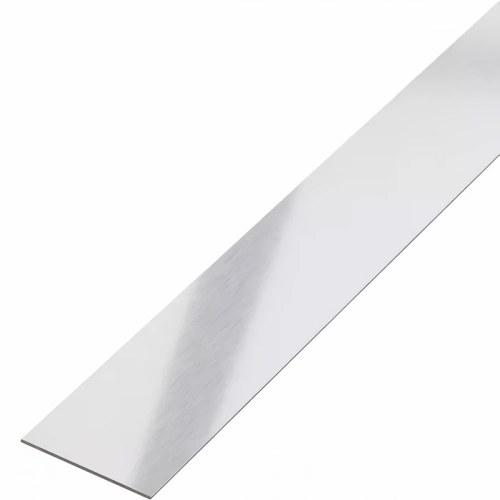 Profil decorativ platbanda inox crom brushed Premier
