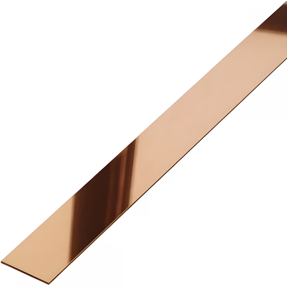 Profil decorativ platbanda inox cupru lucios Premier