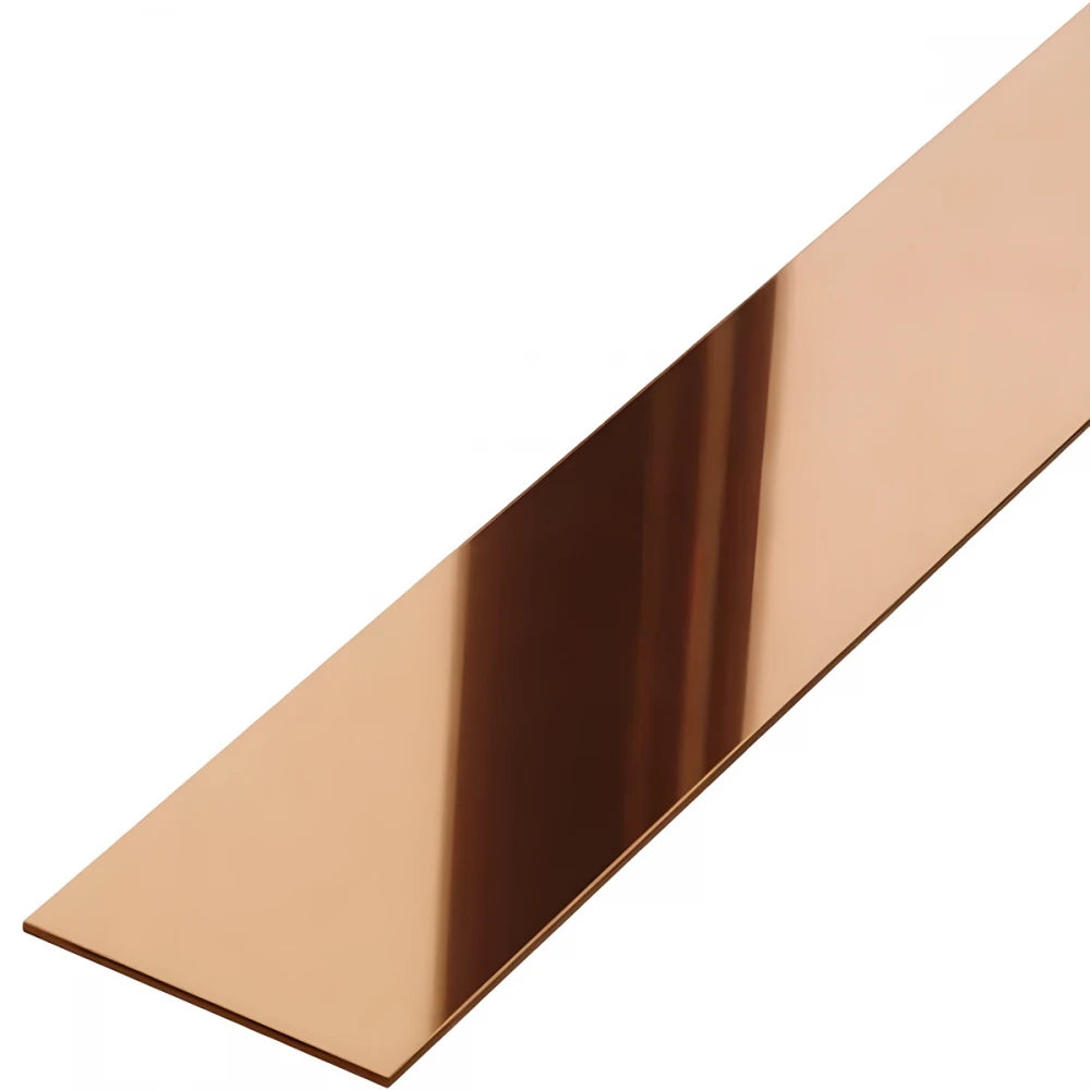 Profil decorativ platbanda inox cupru lucios Premier