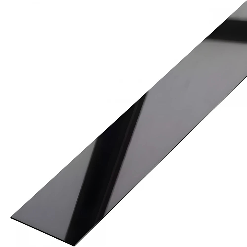 Profil decorativ platbanda inox negru lucios Premier