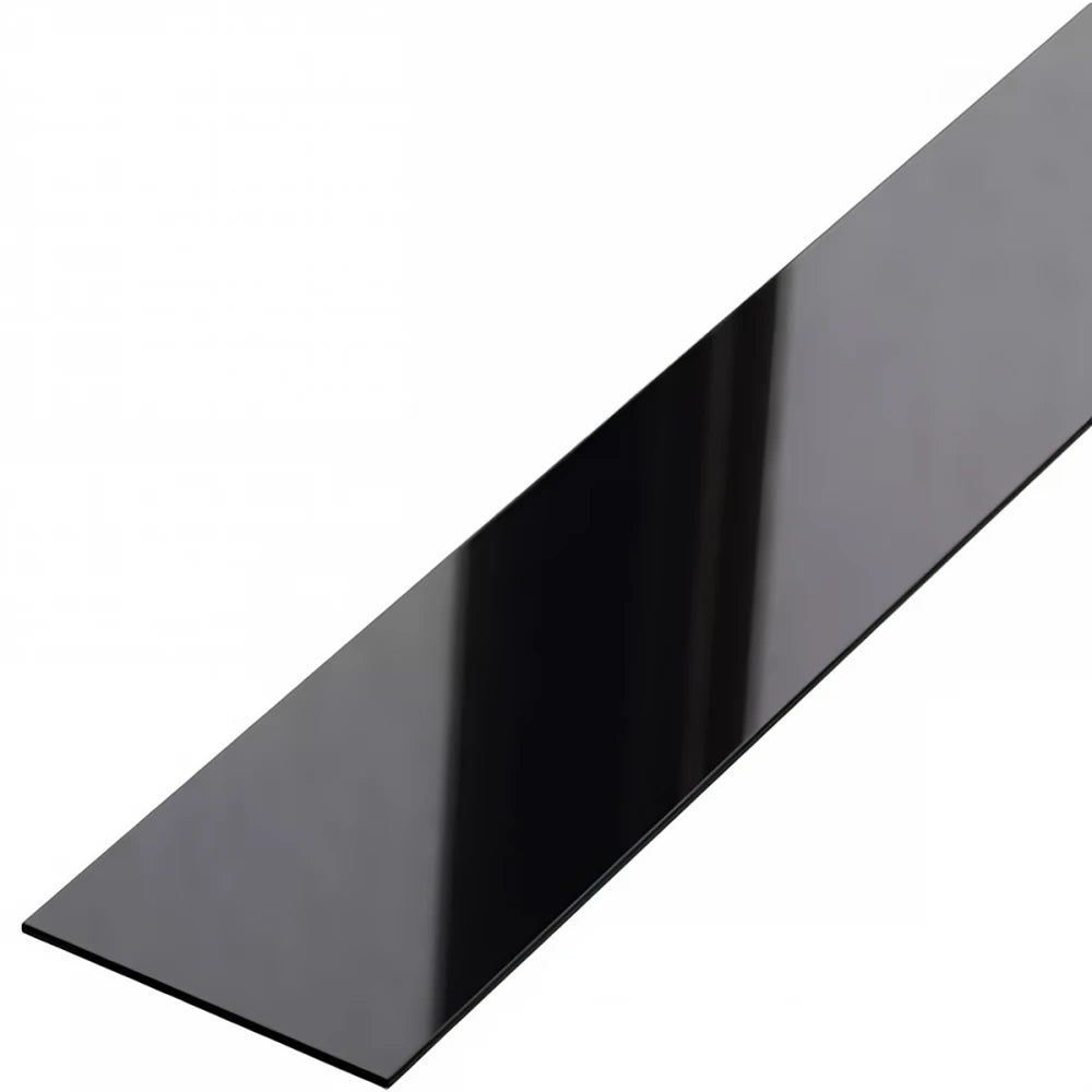 Profil decorativ platbanda inox negru lucios Premier