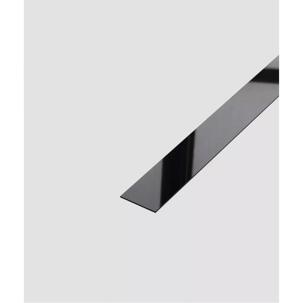 Profil decorativ platbanda inox negru lucios Premier