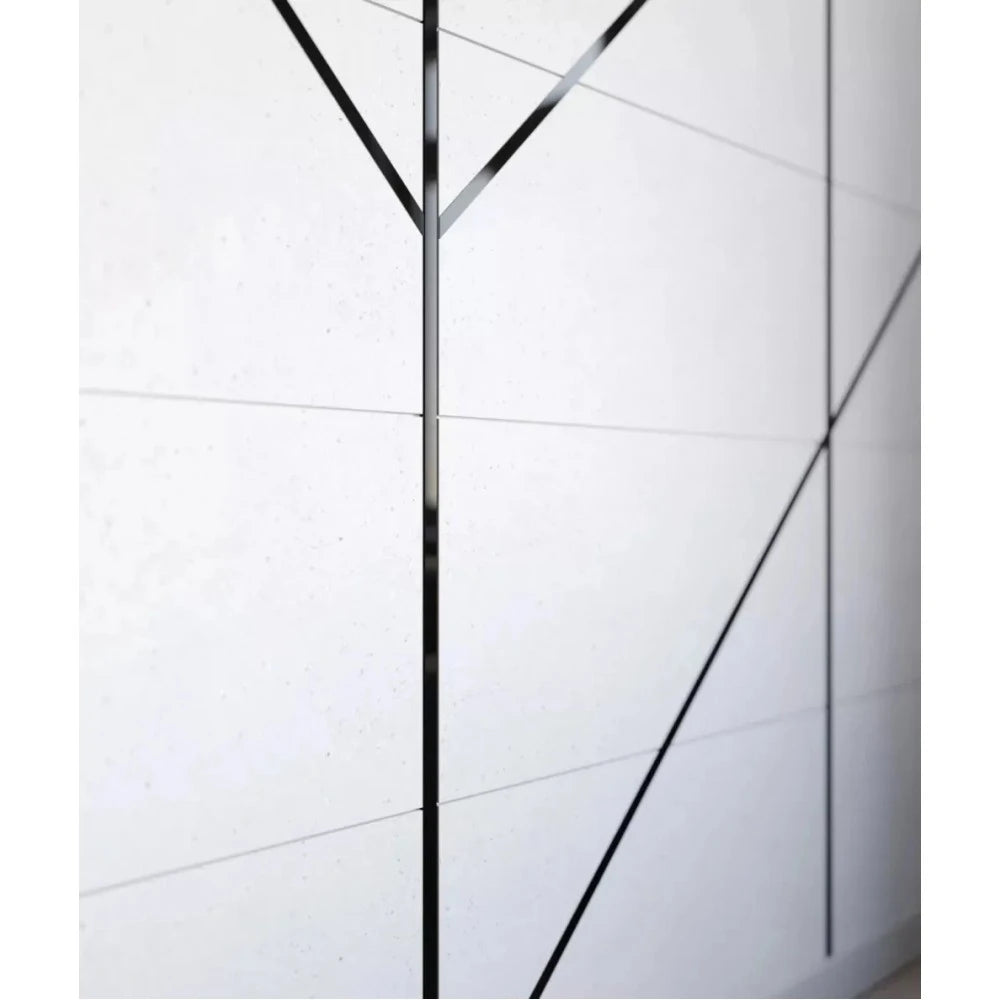 Profil decorativ platbanda inox negru brushed Premier