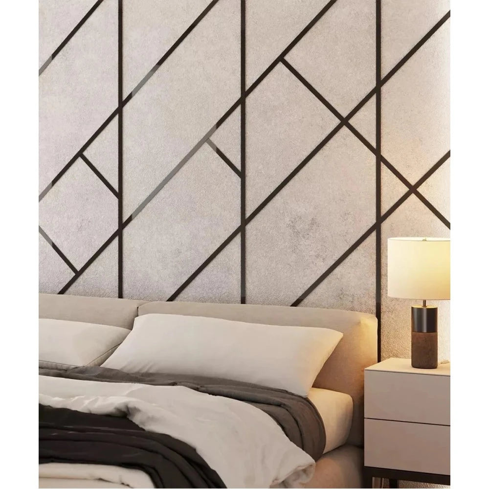 Profil decorativ platbanda inox negru lucios Premier